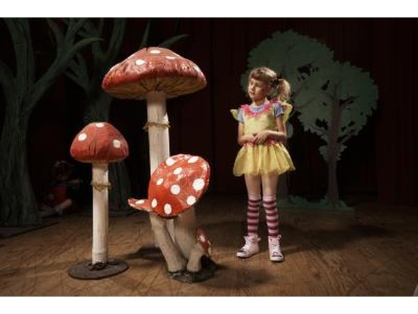 Girl performing on stage