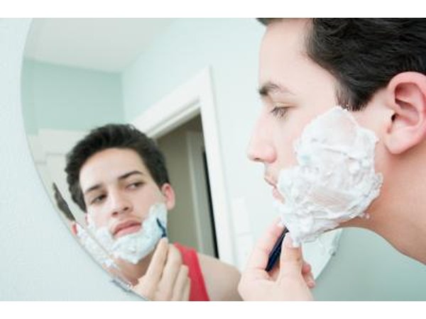 Shaving should be avoided or kept to a minimum if you have staph infection in the hair follicles.