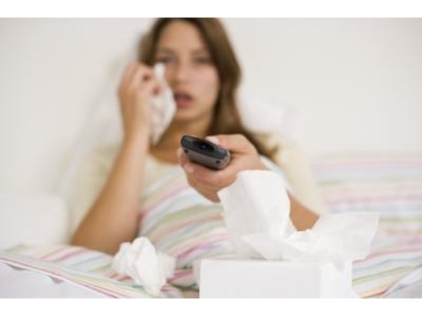 Feeling sick.