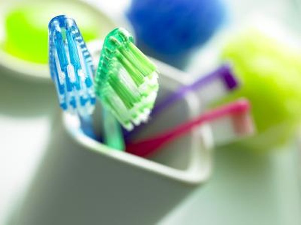 Toothbrushes in case