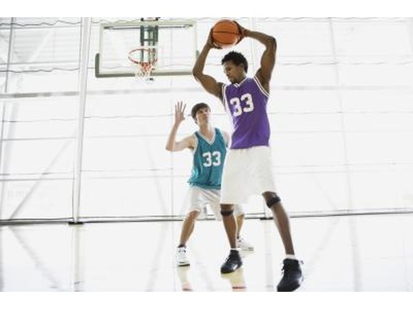 A short person has to be comparatively better at basketball or football if he wants to compete with taller players.