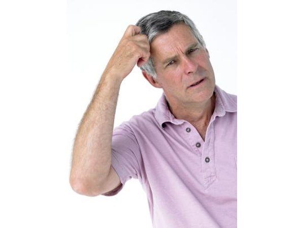 Confused senior man