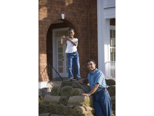 Sod is the quickest, but costliest way to establish a St. Augustine lawn.