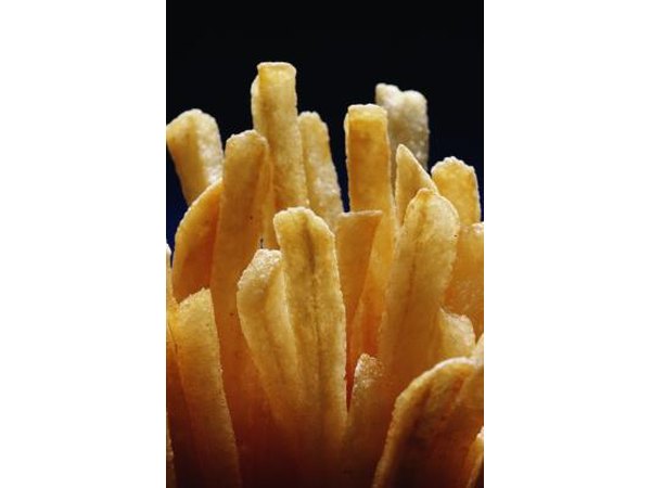 Fries are high in carbs.