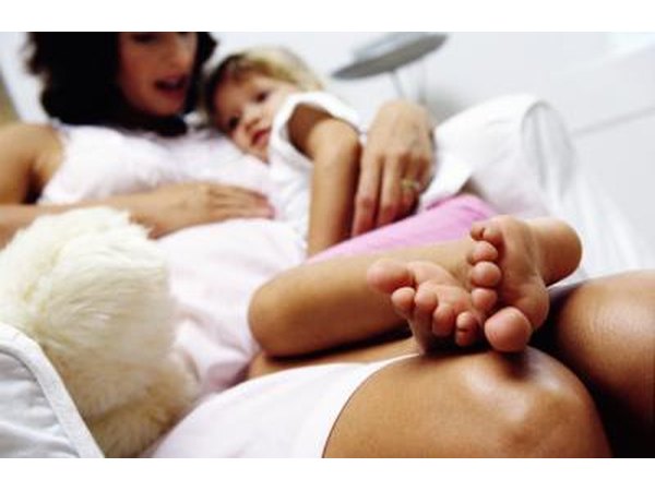 Massage your child’s legs when he gets a charlie horse at night.