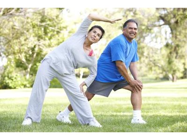 Stretching may benefit a person with hip and back pain.