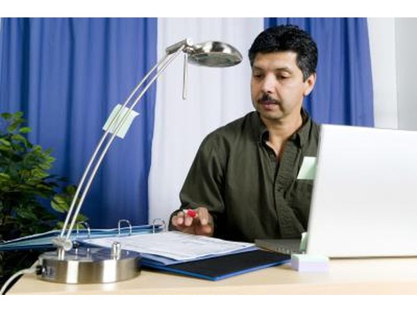 Task lights can be adjusted to shine directly on your reading material.