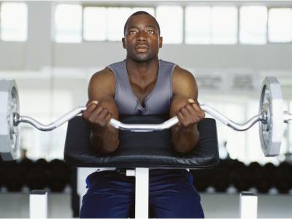 Use proper form when lifting weights.