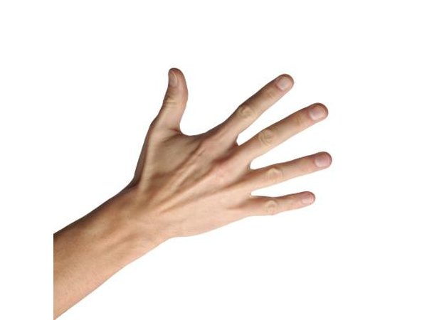 Fingernails may have dips.