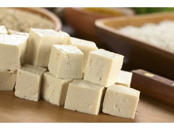 Textured vegetable protein is simulated to taste and feel like meat.