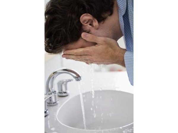 Rinse your eyes several times a day with cool, clean water