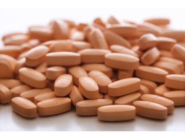 large pile of vitamins
