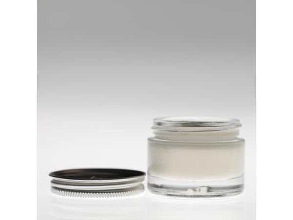 Jar of topical cream.