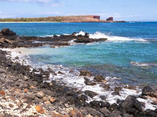 Lanai's rugged coastline.