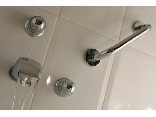 Railing in shower