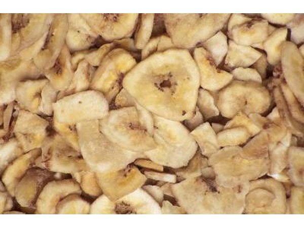 Freeze-dried banana's