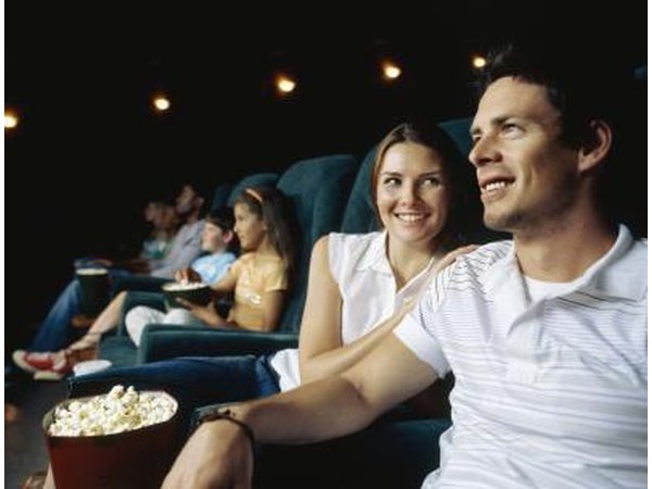 Couple at movies