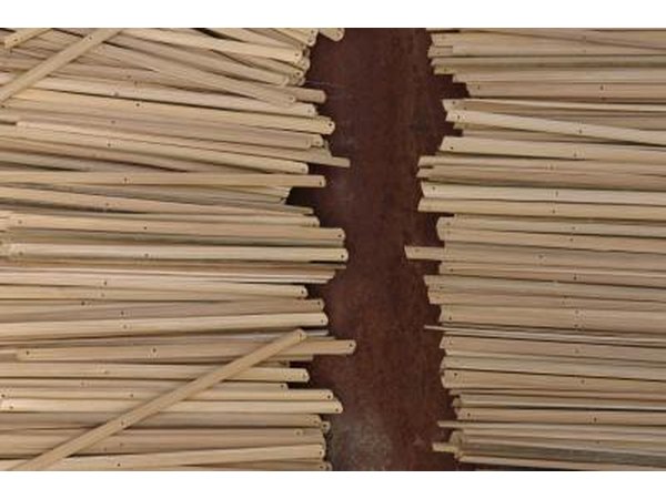 Bamboo sticks.