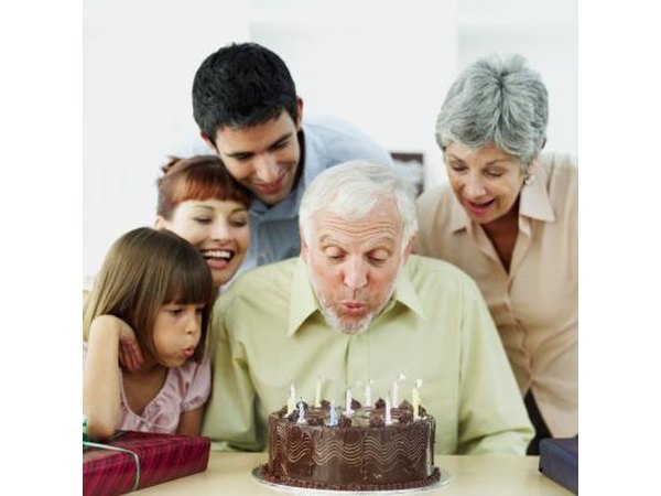 80th birthday cake