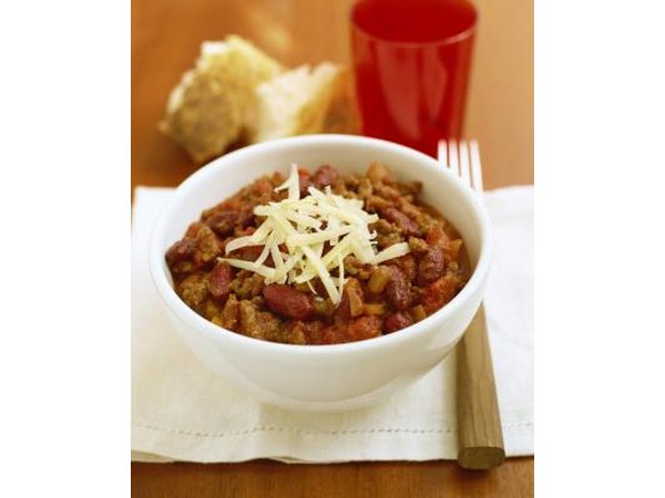 Chili is perfect for Friday night dinner.
