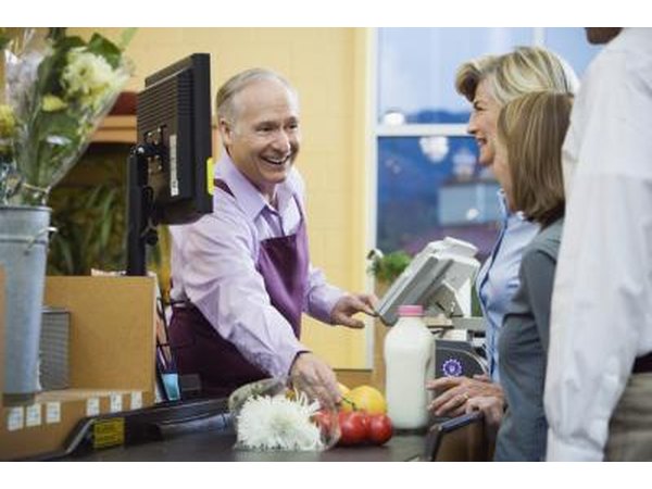 The main responsibility of a checkout operator is to process customers through the checkout line in the store.