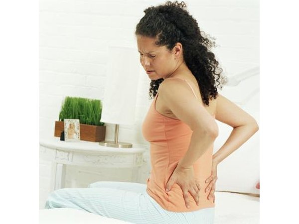 Lower back pain.