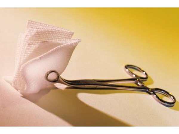 Wrap your wound in gauze.
