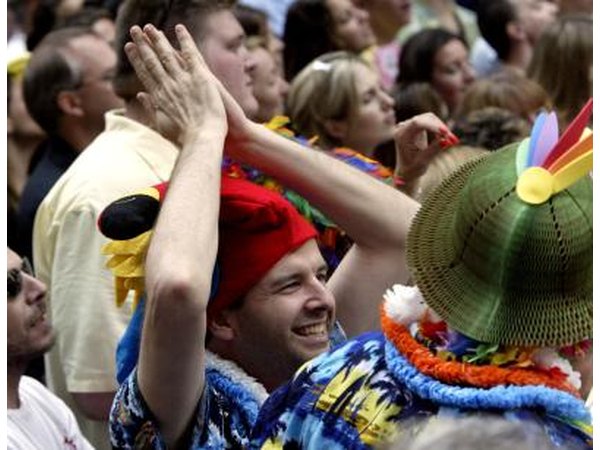 Parrotheads at a concert