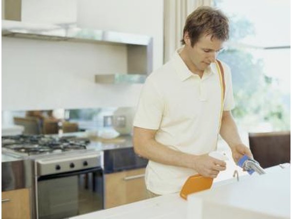 Make sure to clean your granite countertops with neutral or stone cleansers