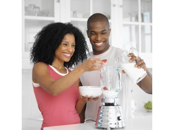 Make a soft puppy food by combining 2 cups of high-quality puppy food with 12.5 ounces of liquid puppy milk replacer. P