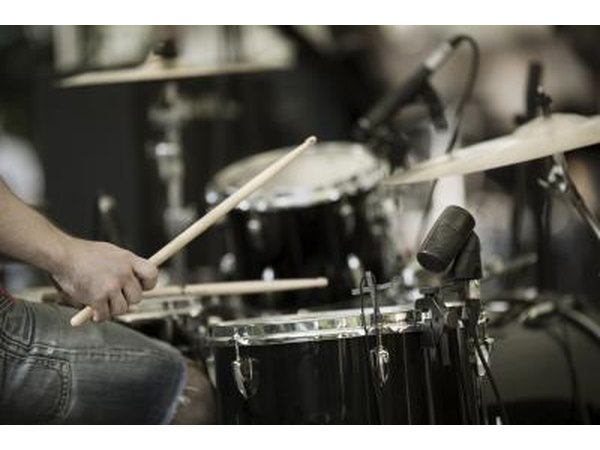Jazz musicians were the first to develop the drum set.
