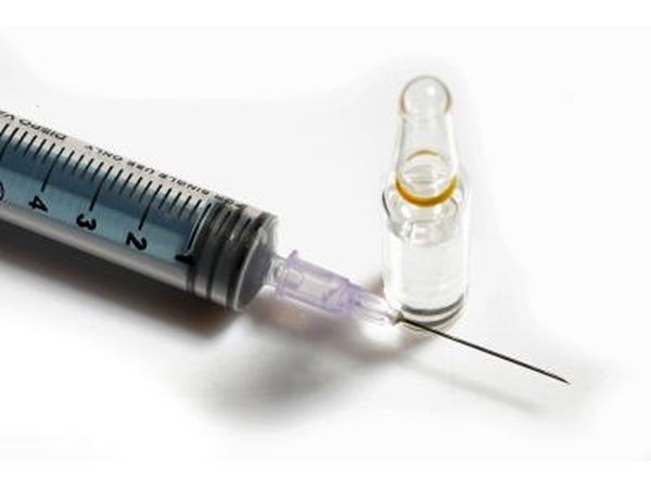 Hormones and a syringe.