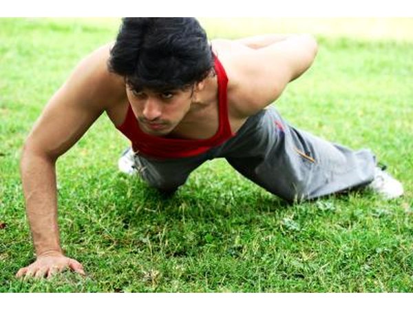 Perform push-ups.