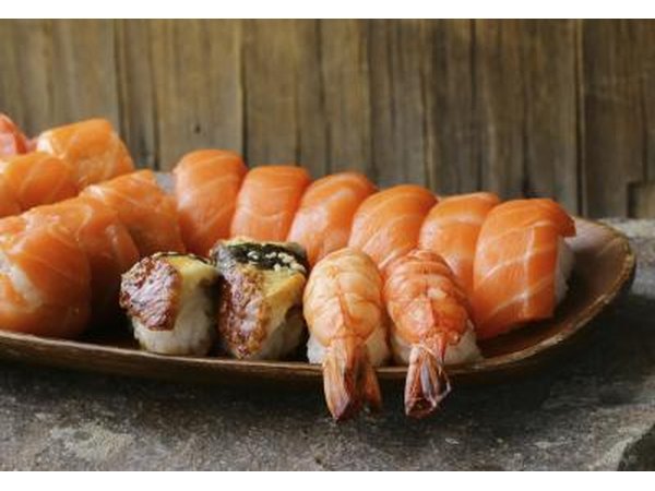 Assorted sushi