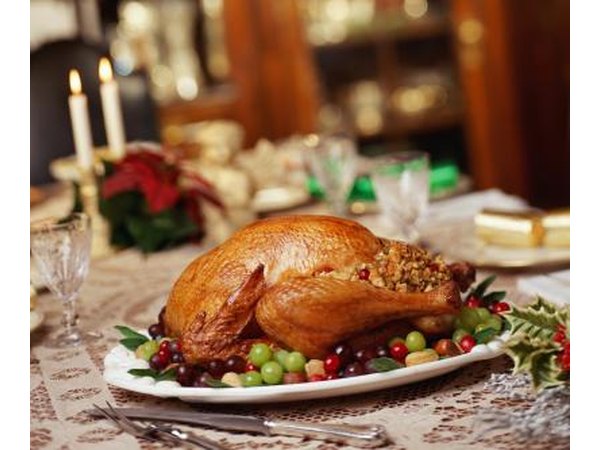 It is recommended to separate the stuffing from the turkey to ensure safe cooking.