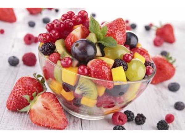 Fresh fruits.