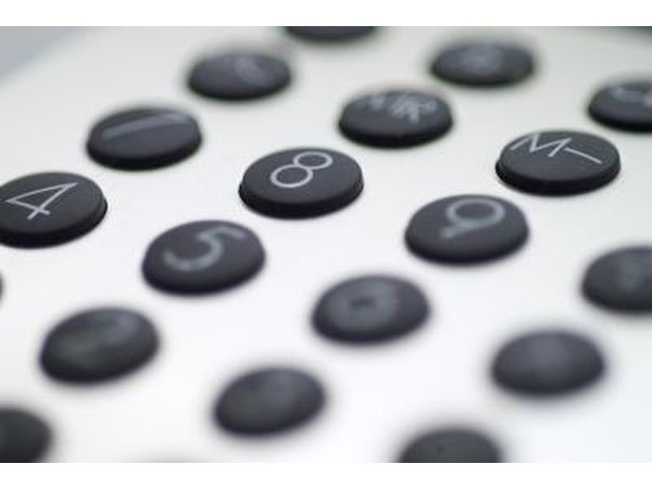Calculator keypad