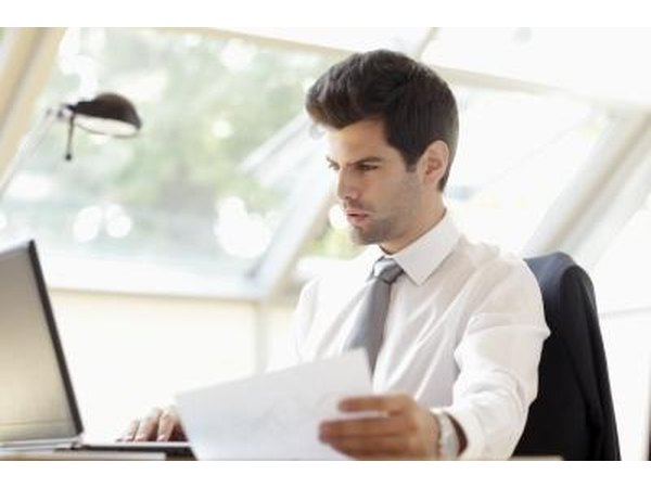 Lawyer at desk
