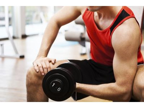 Biceps contract your arm while the triceps extend it.