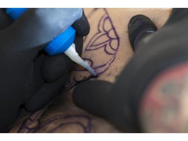 You may get an infection from tattoo ink.