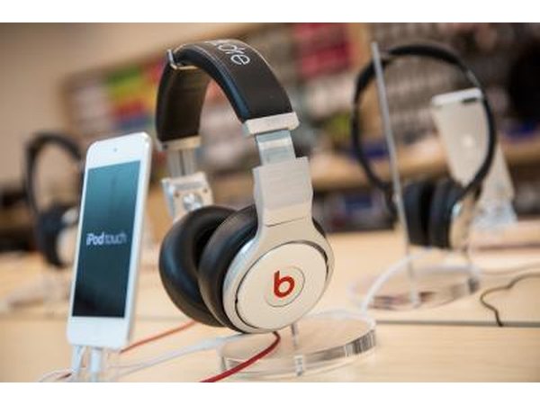 Ipod with headphones