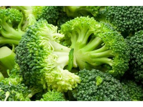 broccoli florets are a healthy option to include