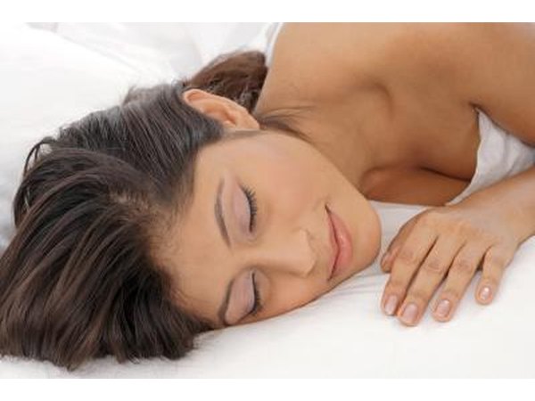 woman sleeping peacefully