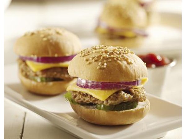 petite cheeseburger sliders