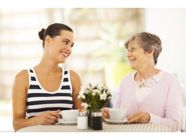 The grandmother should offer advice and suggestions when the bride requests it.