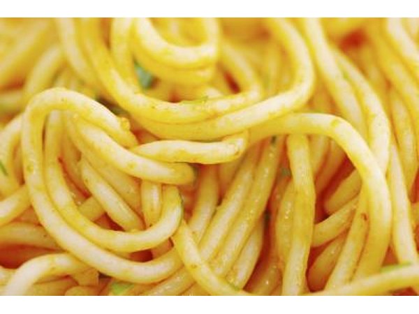 Pasta is a high carbohydrate meal; balance with fiber.