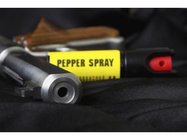 Pepper spray.