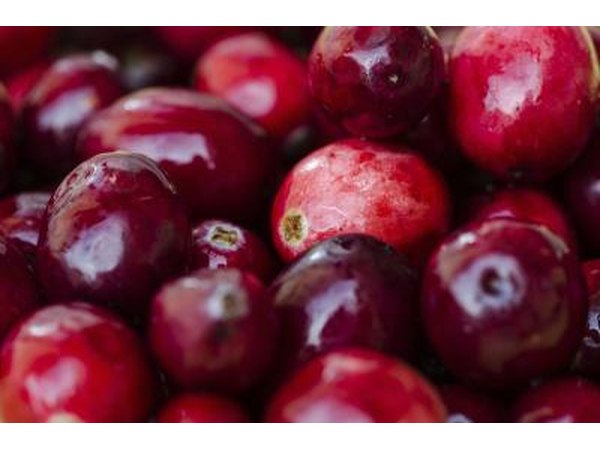 Cranberries are thought to be helpful in dissolving fat deposits.