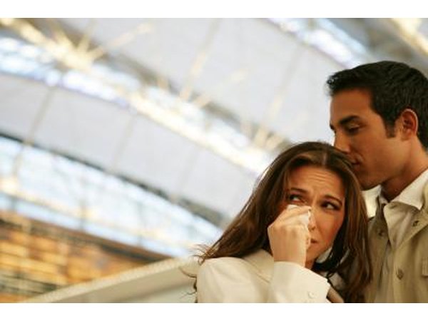 woman crying