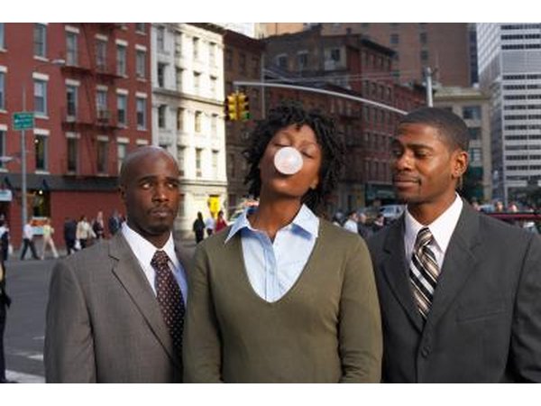 Gum chewing is not allowed.